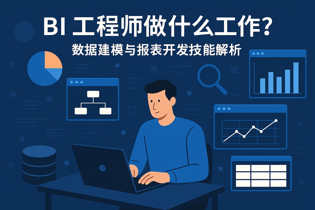 BI工程师做什么工作？数据建模与报表开发技能解析"